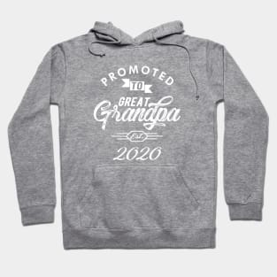 New great grandpa - Promoted to great grandpa est. 2020 Hoodie